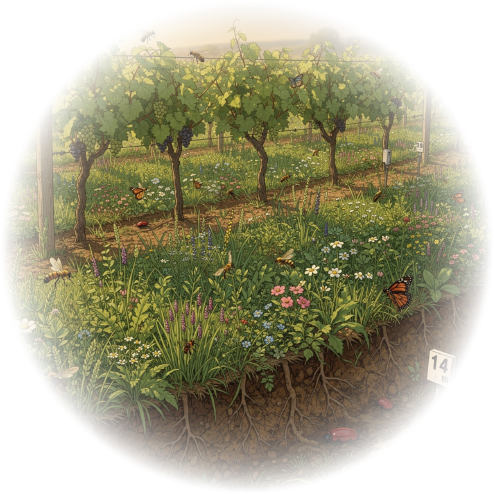 cubiertas vegetales y biodiversidad funcional del viñedo
